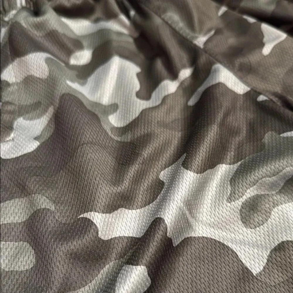 Old Navy Active Boys Camo Shorts L (10-12) Green Camo Boys Size LG Go-Dry